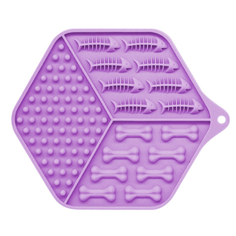 Dog Lick Mat – Silicone Slow Feeder Feeding Pad