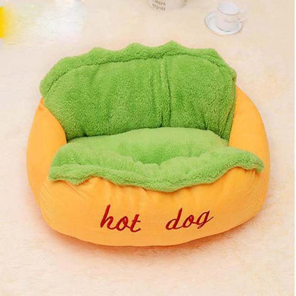 Warm Dog Bed Sofa Cushion – Cosy Winter Pet Bed for Small, Medium & Large Dogs