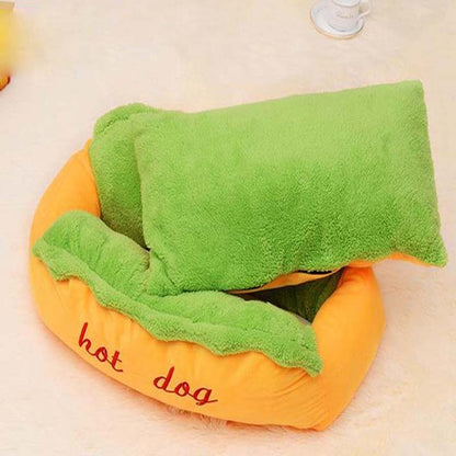 Warm Dog Bed Sofa Cushion – Cosy Winter Pet Bed for Small, Medium & Large Dogs
