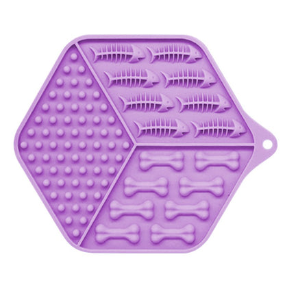 Dog Lick Mat – Silicone Slow Feeder Feeding Pad
